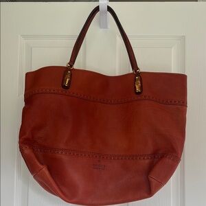 Gucci Women's Brown Leather Tote Bag